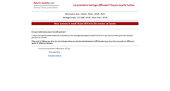 Desktop Screenshot of heure-exacte.net